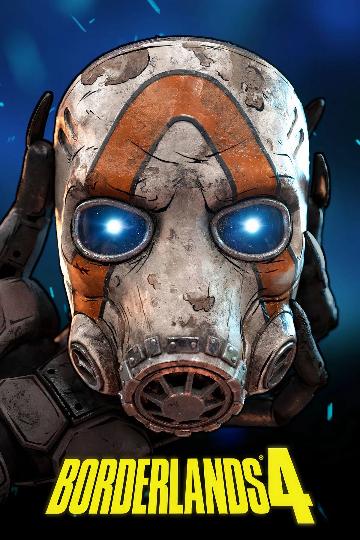 Ảnh bìa chính thức của game Borderlands 4, thể hiện phong cách nghệ thuật độc đáo và không khí hỗn loạn đặc trưng của series.