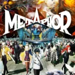 Ảnh bìa game Metaphor ReFantazio với nhân vật chính và biểu tượng lớp nhân vật