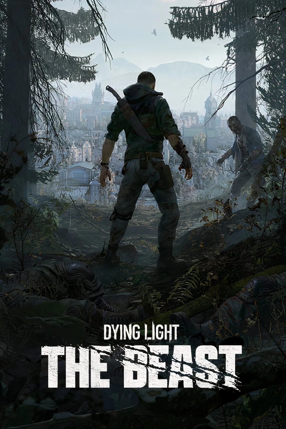 Ảnh ghép các cảnh hành động và nhân vật từ Dying Light: The Beast, bao gồm Kyle Crane và các sinh vật xác sống, thể hiện không khí kinh dị sinh tồn và yếu tố nhập vai. Game dự kiến ra mắt trên PC, PlayStation và Xbox.