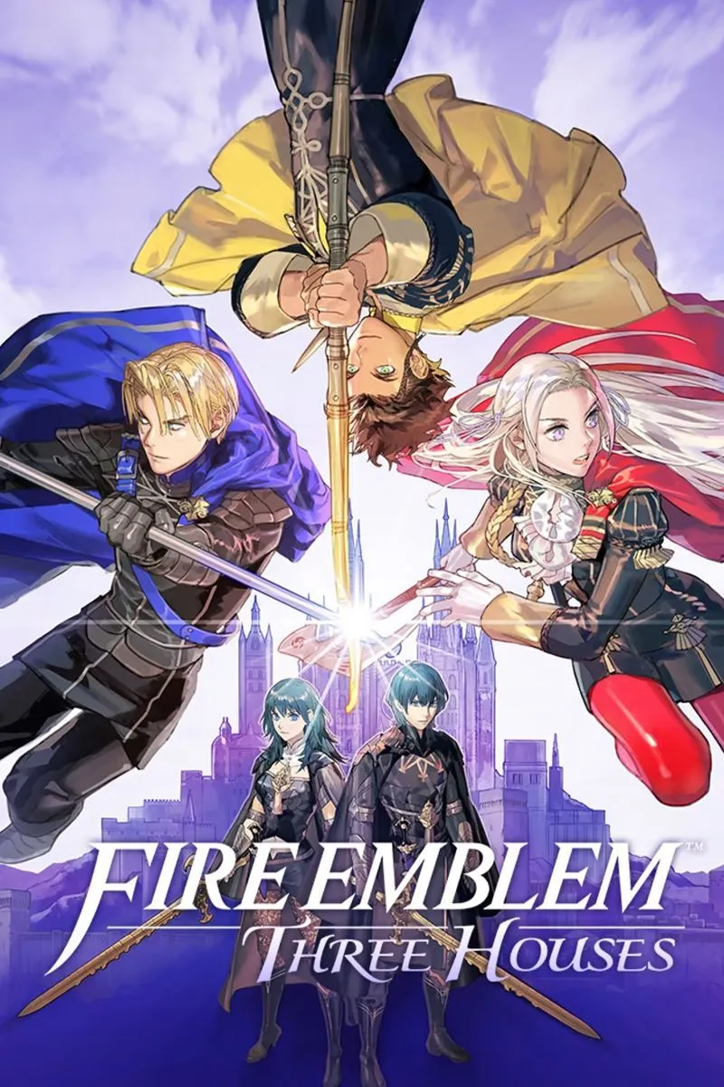 Ảnh nghệ thuật chính của game chiến thuật nhập vai Fire Emblem: Three Houses