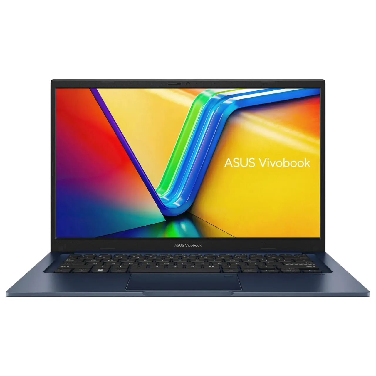 Asus Vivobook 14 màu xanh, thiết kế hiện đại, màn hình hiển thị sống động