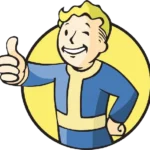 Bản đồ và nhân vật Vault Boy trong Fallout, tượng trưng cho thế giới hậu tận thế và trải nghiệm khám phá