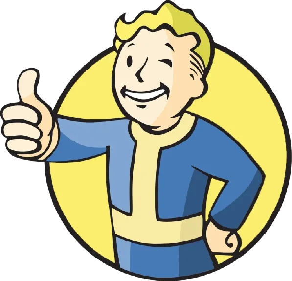 Bản đồ và nhân vật Vault Boy trong Fallout, tượng trưng cho thế giới hậu tận thế và trải nghiệm khám phá