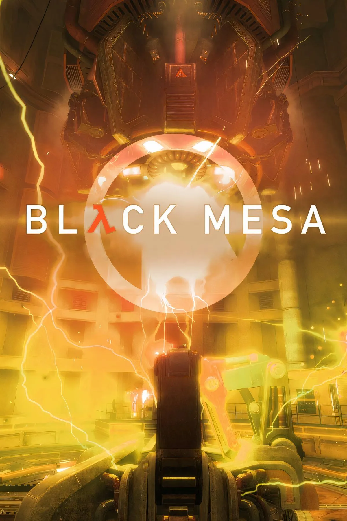 Bản thiết kế bìa trang cho game Black Mesa, phiên bản làm lại của tựa game Half-Life kinh điển.