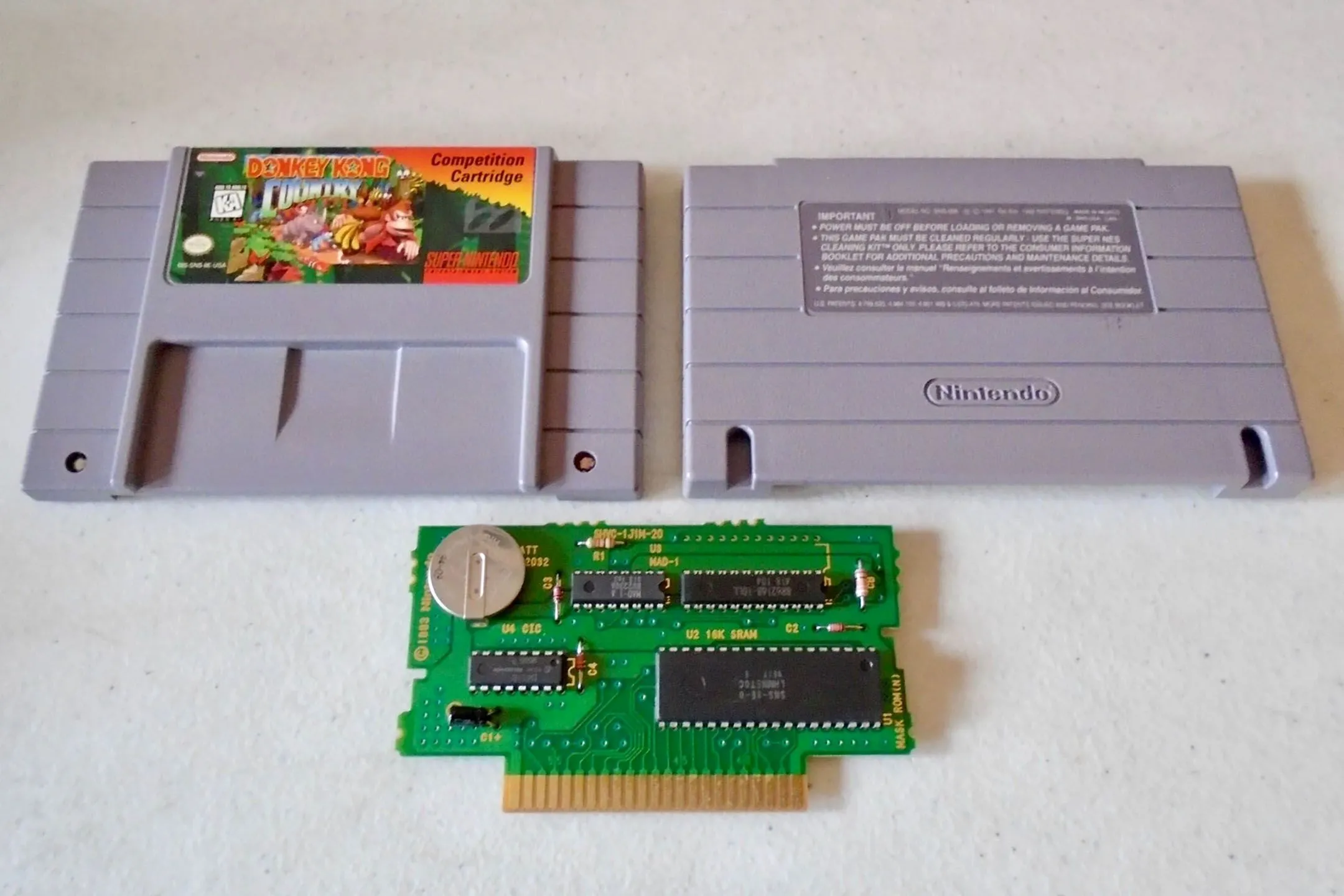 Băng game Donkey Kong Country Competition Cartridge - SNES