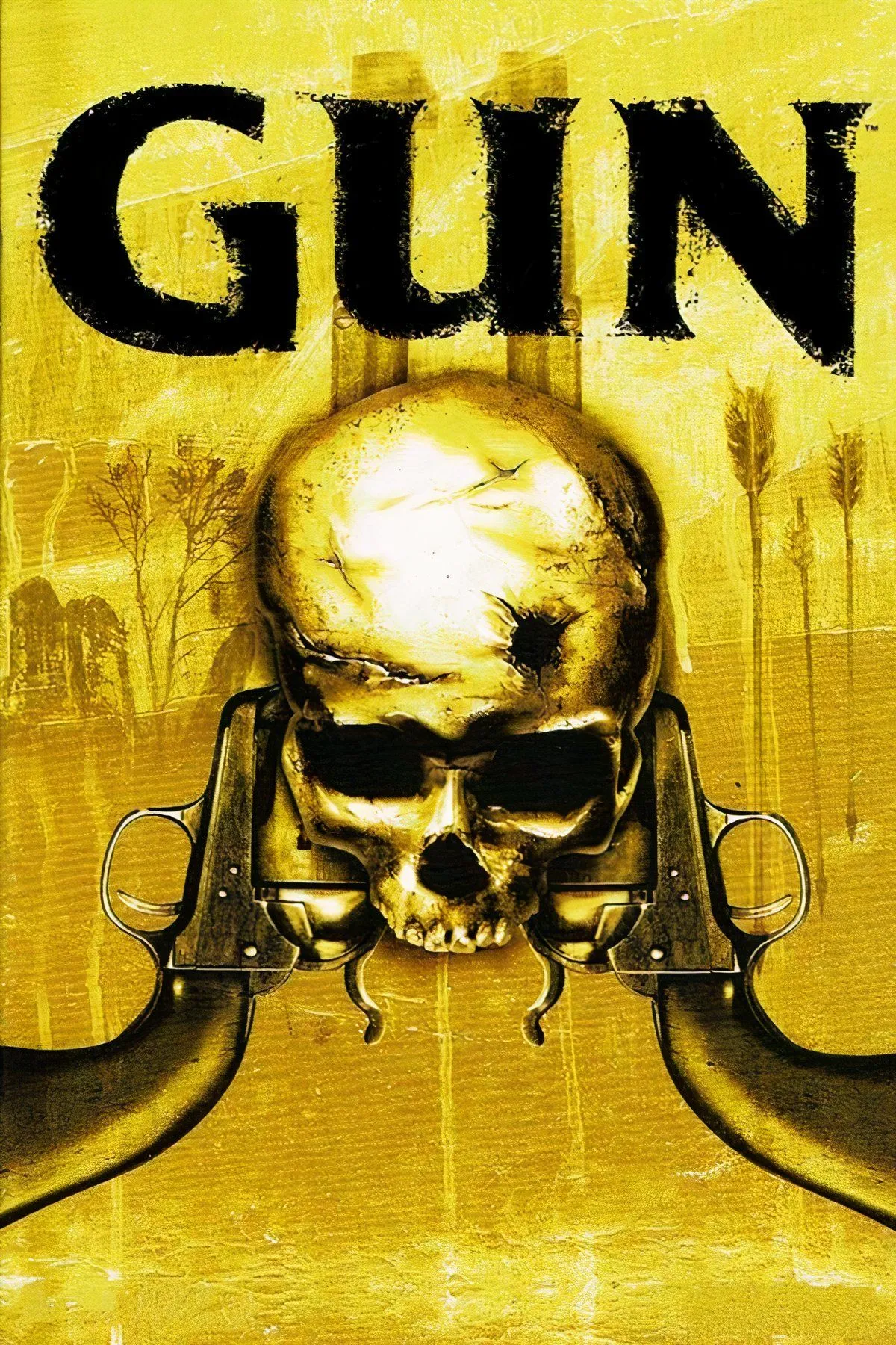 Bìa đĩa game Gun gợi nhớ không khí cao bồi Viễn Tây
