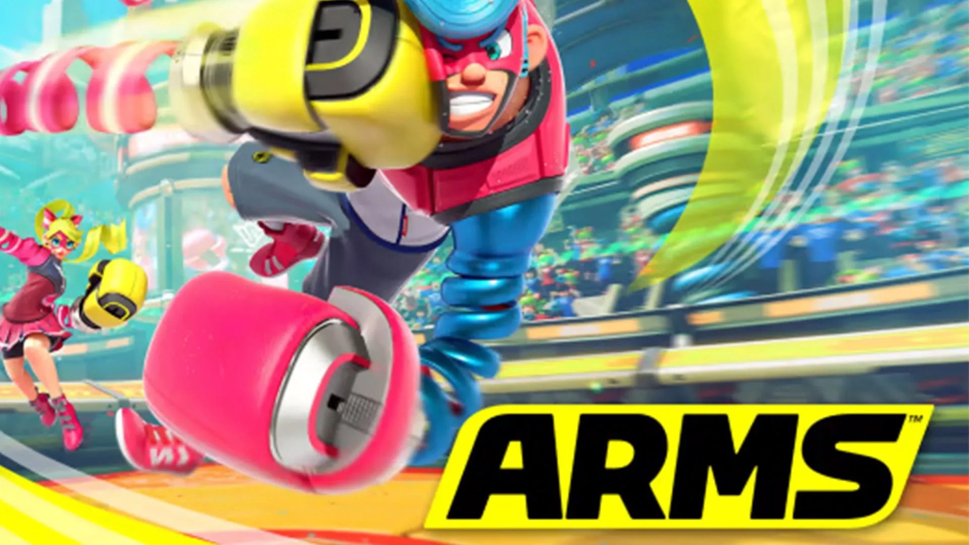 Bìa game ARMS cho Nintendo Switch, một trong những tựa game đối kháng đầu tiên nhận được Free Update để tối ưu trên Switch 2.