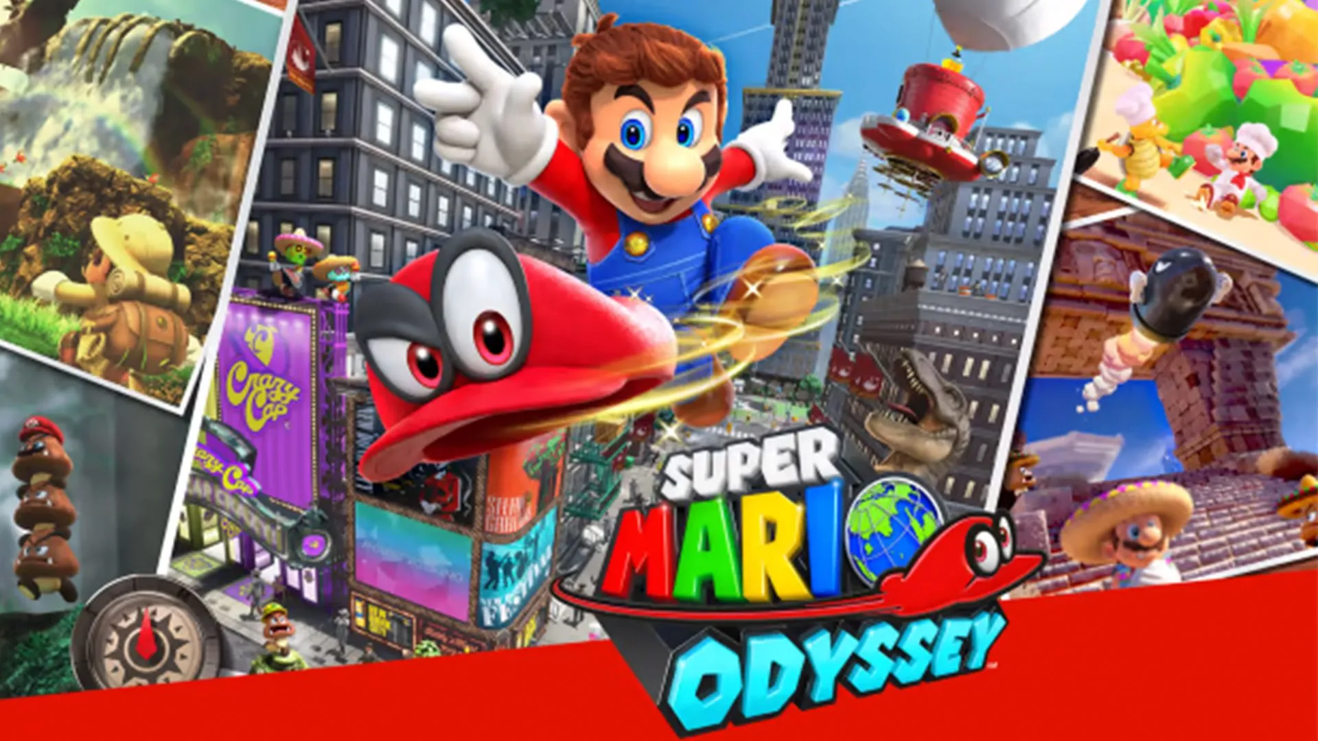 Bìa game Super Mario Odyssey, tựa game phiêu lưu 3D kinh điển được xác nhận sẽ có Free Update cho Nintendo Switch 2.