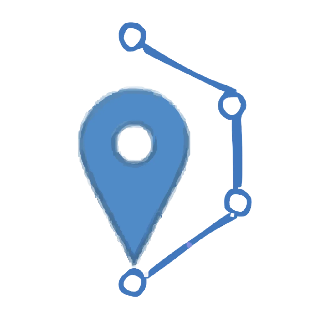 Biểu tượng (logo) của ứng dụng Dawarich, một công cụ tự host để trực quan hóa dữ liệu lịch sử vị trí.