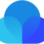 Biểu tượng ứng dụng Raindrop.io trên nền tối, đại diện cho phần mềm quản lý bookmark hiệu quả.