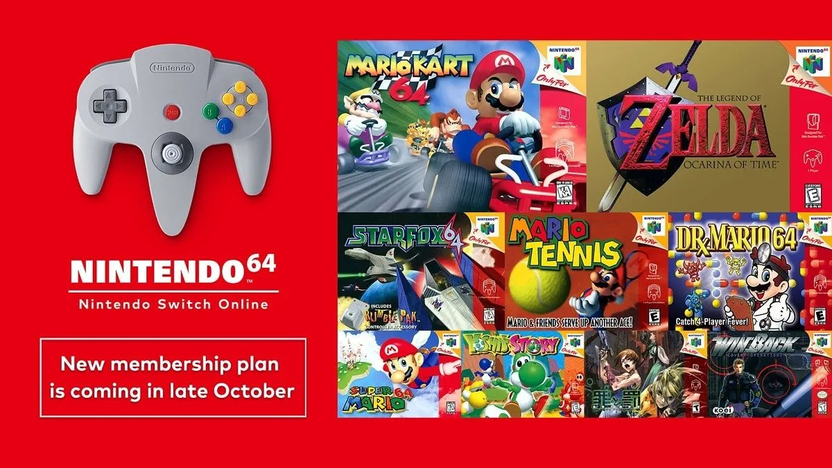 Bộ sưu tập các trò chơi kinh điển từ Nintendo 64 trong gói Nintendo Switch Online + Gói Mở Rộng, được cải tiến với tính năng độc quyền trên Switch 2.