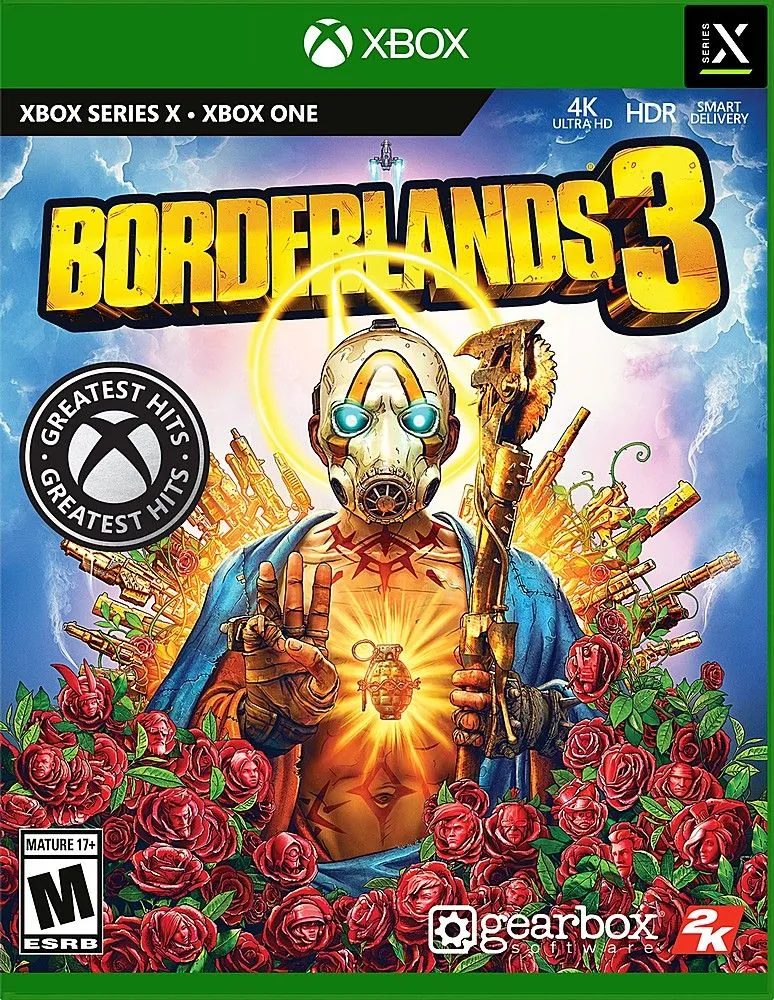 Borderlands 3 Standard Edition, hình ảnh bìa game với các nhân vật đặc trưng và phong cách đồ họa cel-shaded