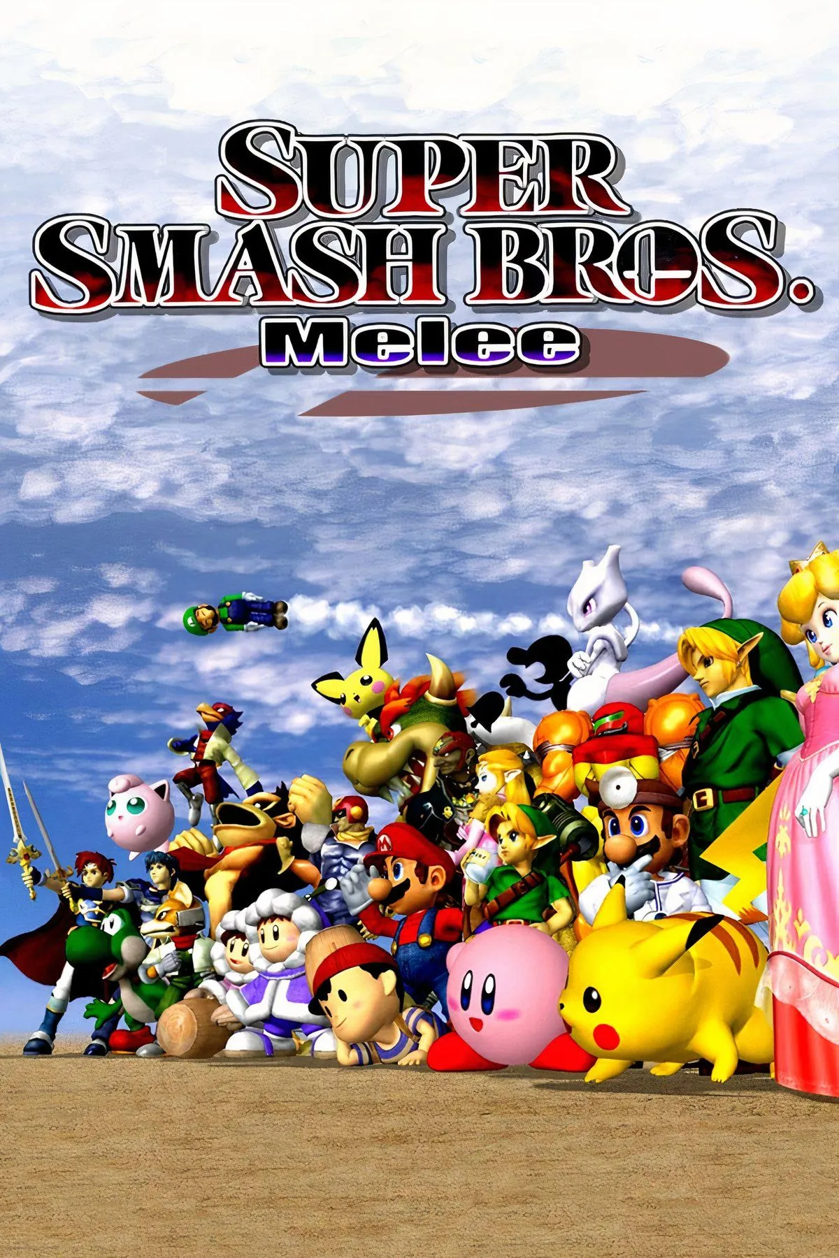 Các nhân vật Nintendo đối đầu trong Super Smash Bros. Melee, game đối kháng huyền thoại của GameCube.