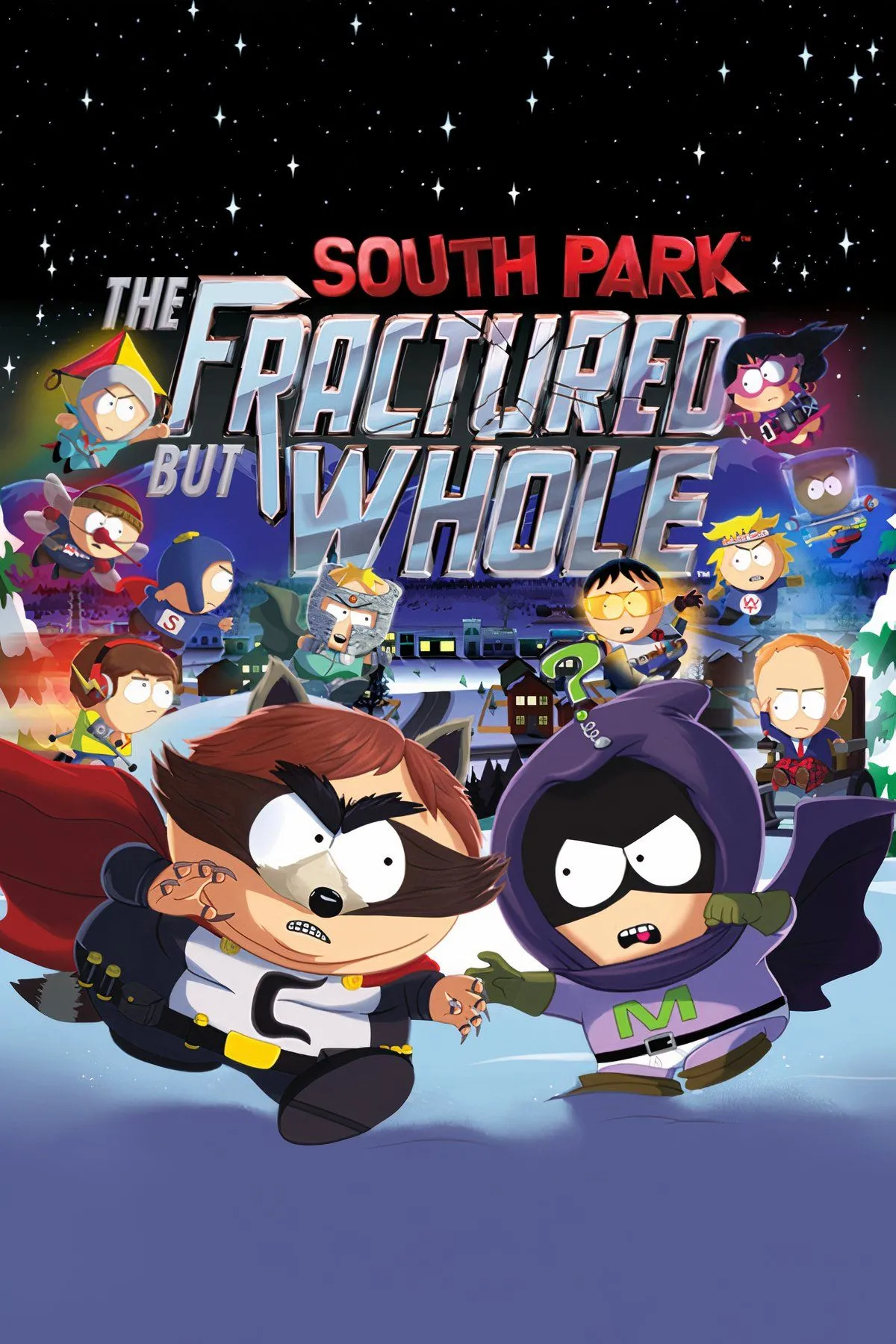 Các nhân vật trong game South Park: The Fractured But Whole với giao diện chiến đấu RPG theo lượt