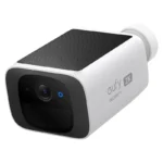 Camera an ninh eufy Security SoloCam S220 màu trắng, thiết kế hiện đại, nổi bật tính năng không dây và sạc năng lượng mặt trời