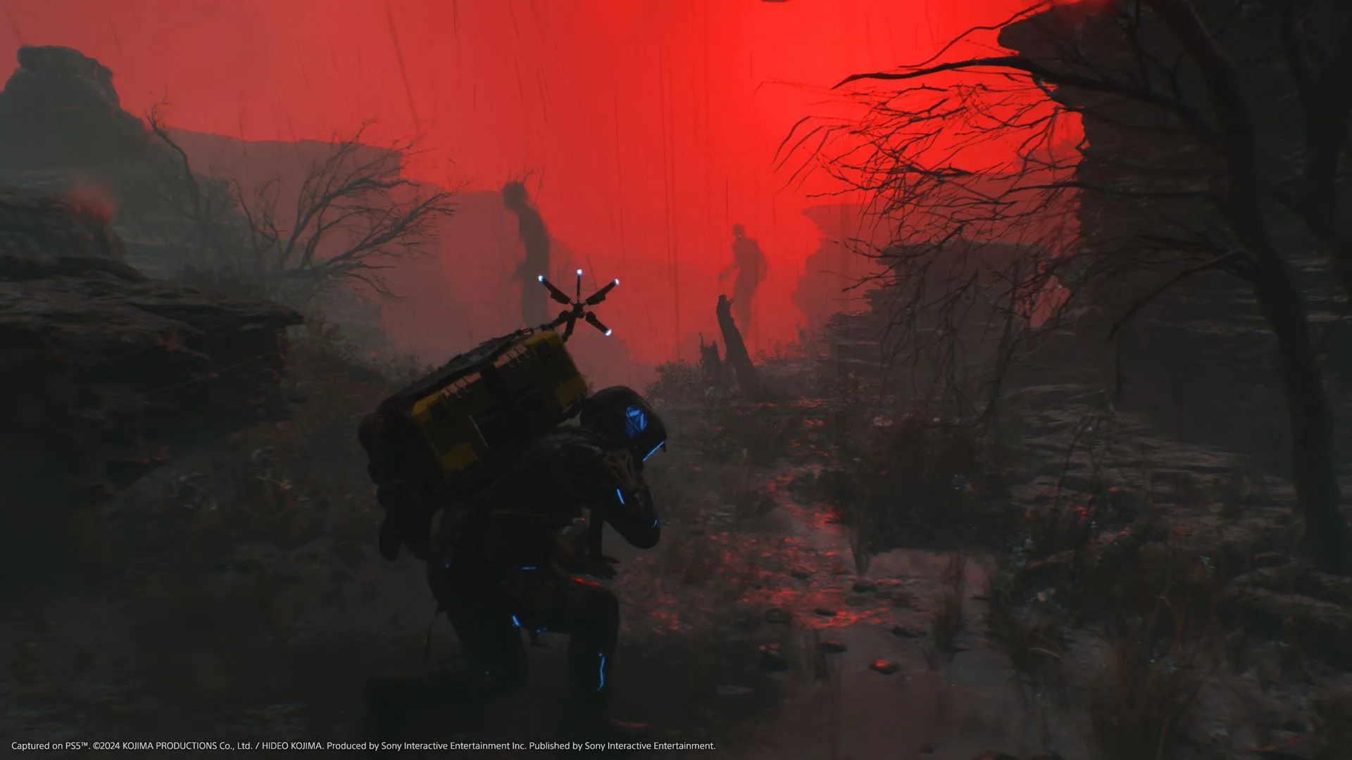 Cận cảnh chi tiết khuôn mặt của một nhân vật phụ trong Death Stranding 2.