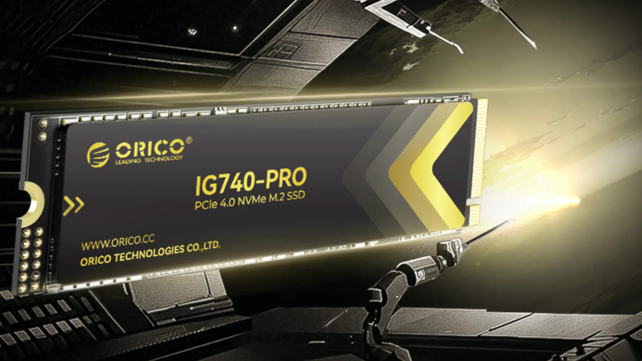 Cận cảnh thiết kế và linh kiện bên trong của SSD ORICO IG740PRO 2TB M.2 NVMe