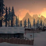 Cảnh bình minh tuyệt đẹp trong tựa game sinh tồn The Long Dark, một trong những game indie nổi bật trên Steam.