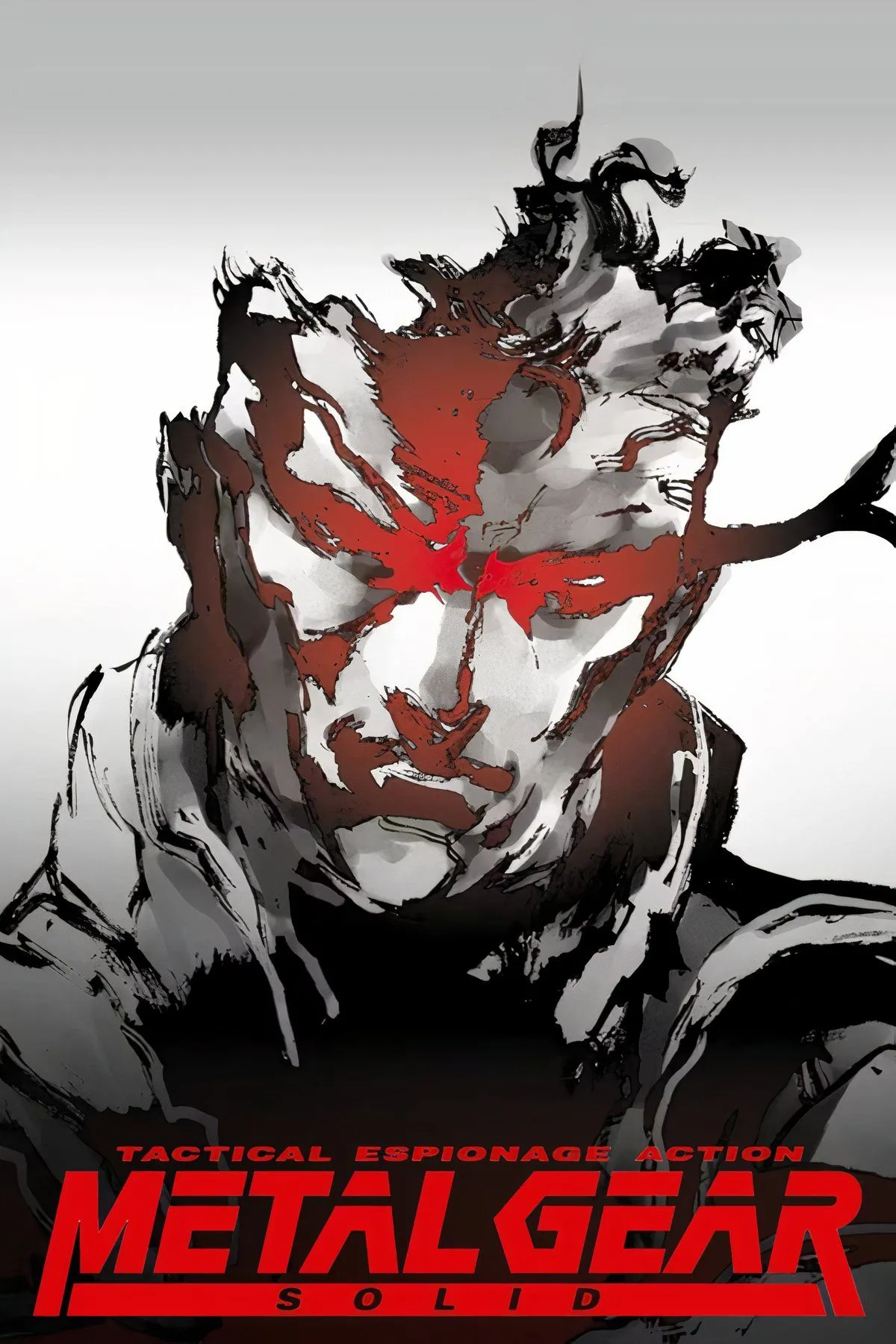Cảnh game Metal Gear Solid với nhân vật chính Solid Snake đang ẩn nấp trong môi trường 3D