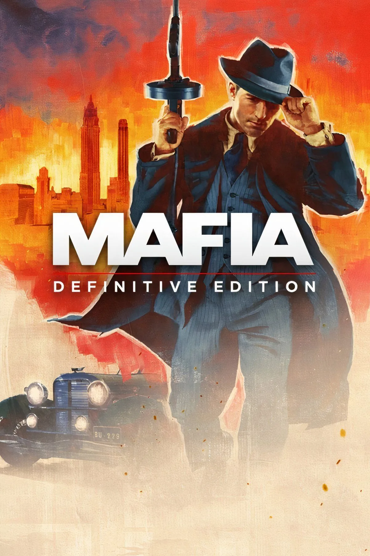 Cảnh hành động trong Mafia Definitive Edition, tái hiện thế giới ngầm tội phạm với đồ họa cải tiến.
