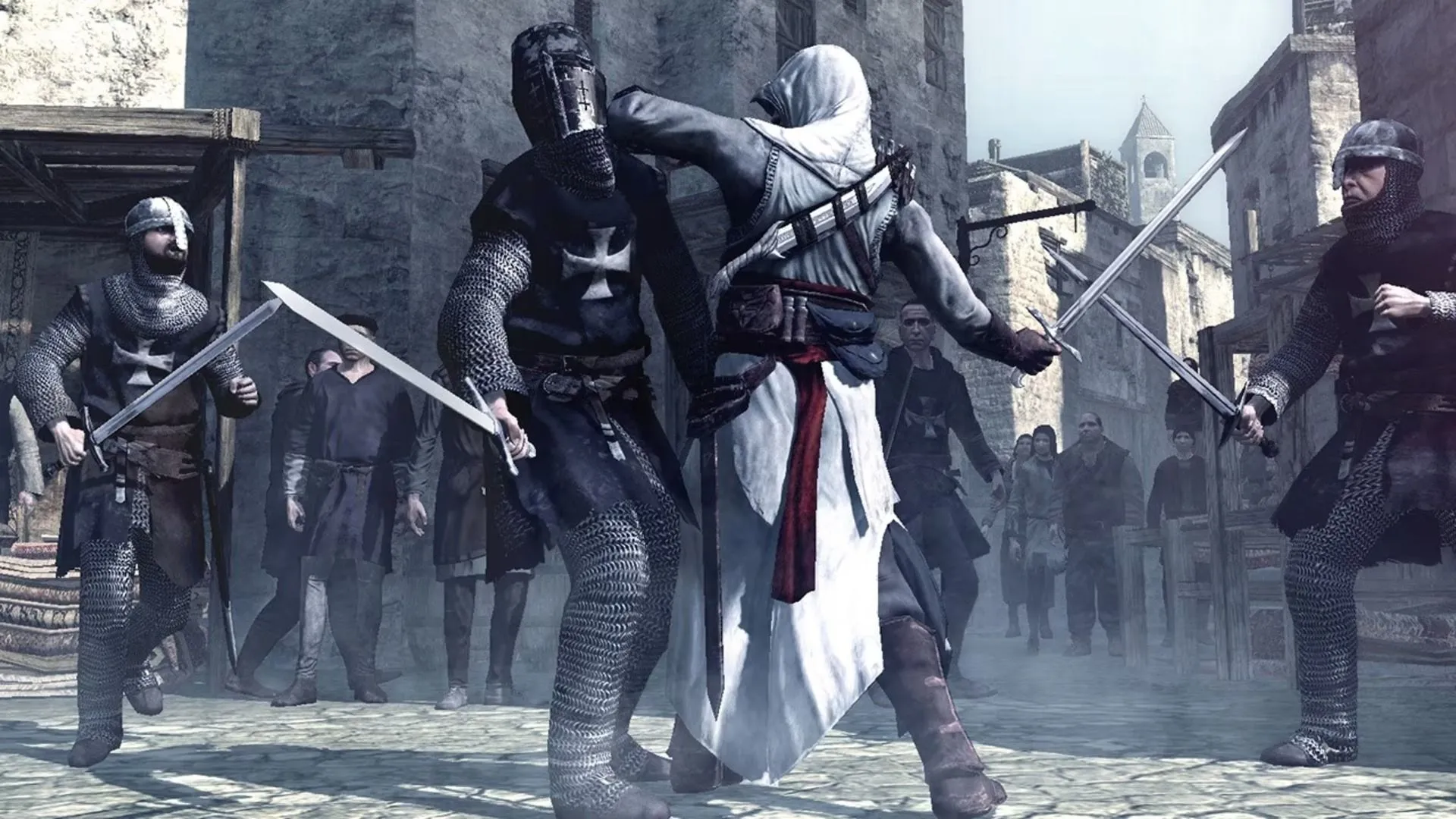 Cảnh quan lịch sử của Acre hoặc Jerusalem trong Assassin's Creed