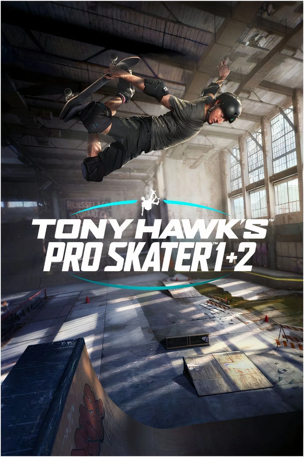 Cảnh trượt ván đầy phong cách trong Tony Hawk's Pro Skater 1 + 2, với đồ họa hiện đại.