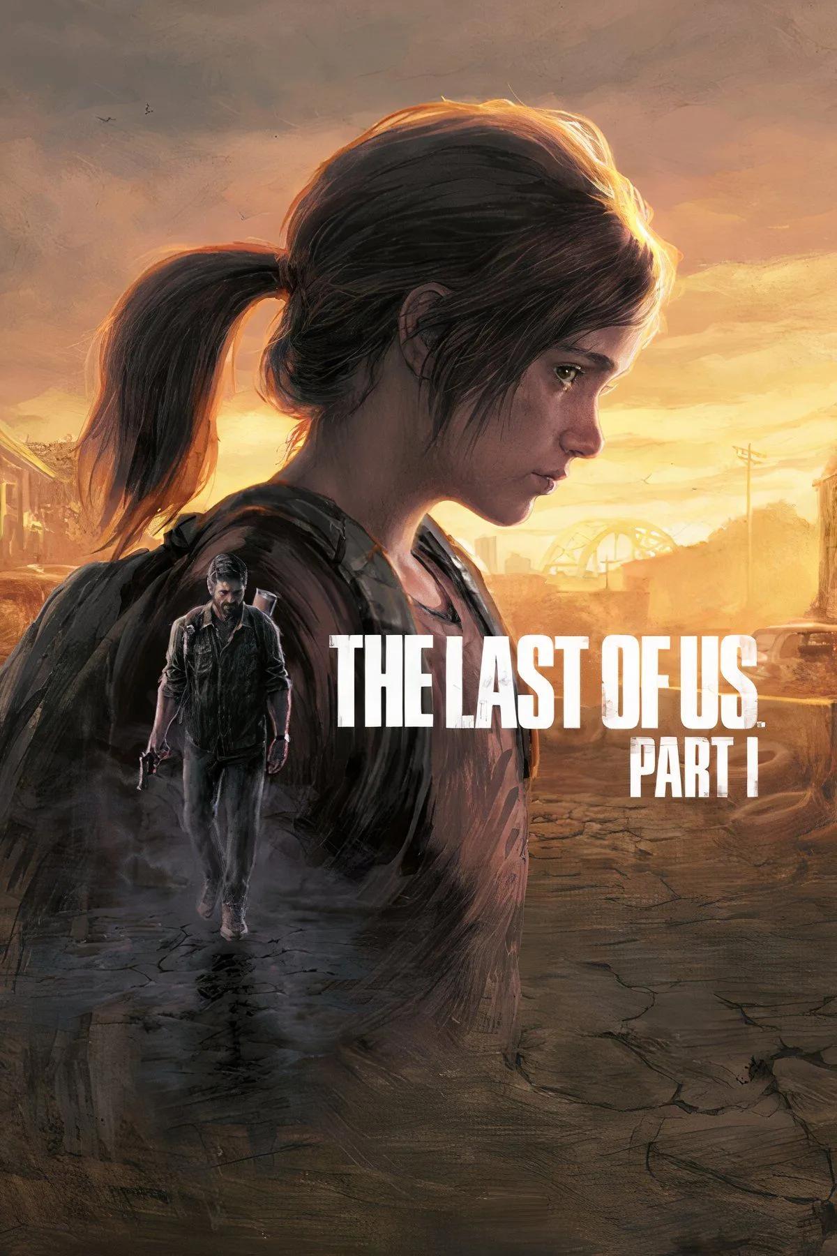 Cảnh từ The Last of Us Part I, thể hiện Joel và Ellie trong một môi trường hậu tận thế đầy chi tiết.
