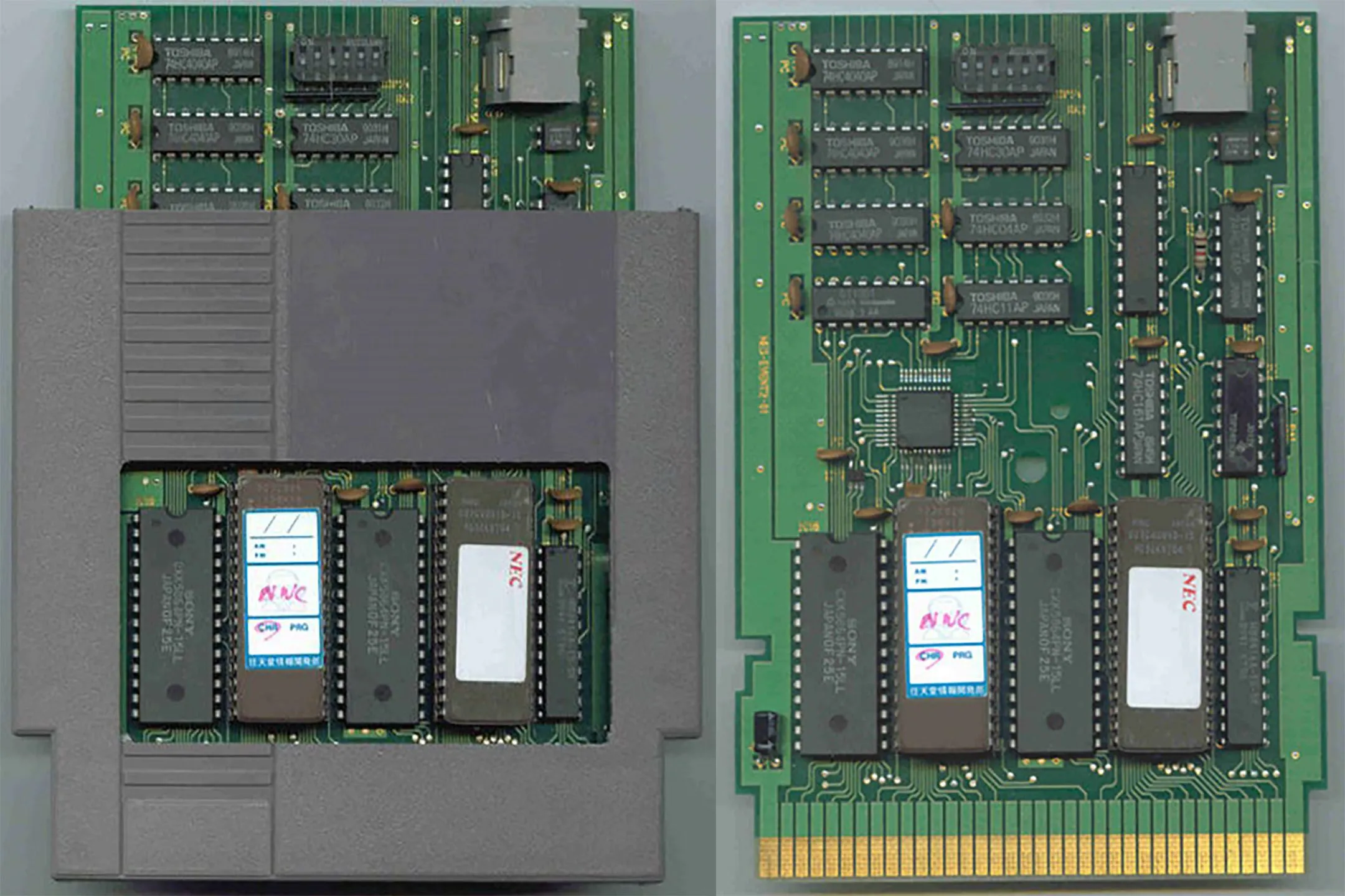 Cartridge và PCB của Nintendo Campus Challenge 1991