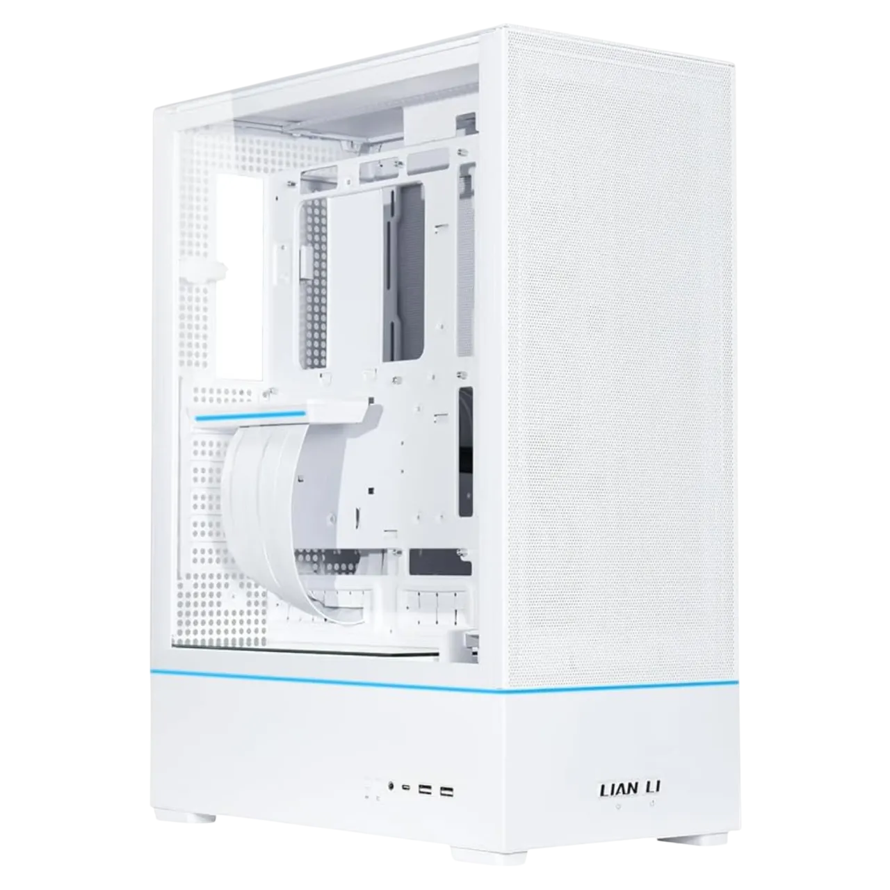 Case PC Lian Li SUP 01 với thiết kế tối giản và mặt kính cường lực hiển thị linh kiện bên trong