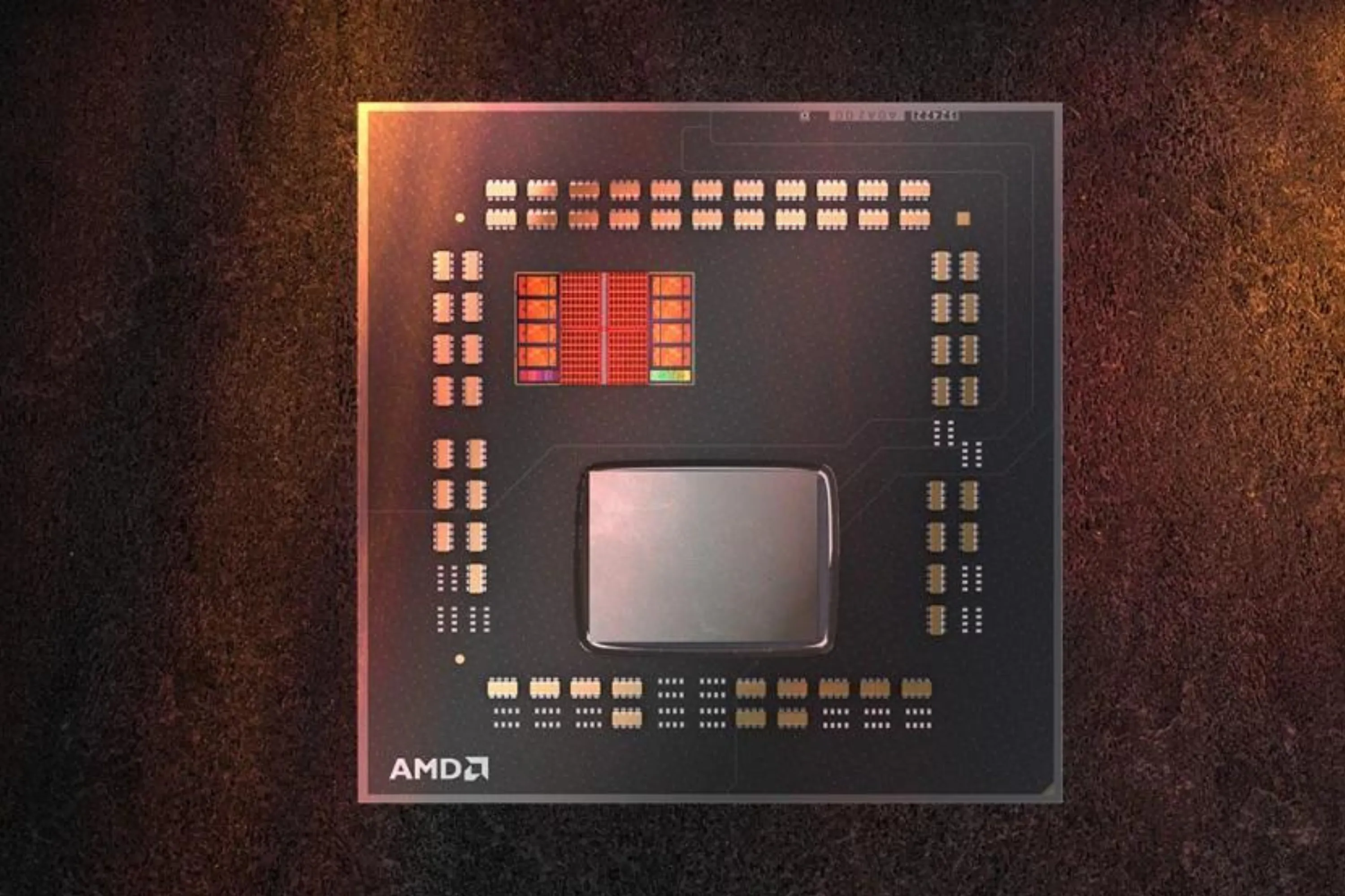 Chip vi xử lý AMD Ryzen 7 5800X3D cận cảnh
