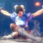 Chun-Li trong Street Fighter 6 với bộ trang phục qipao đặc trưng, biểu tượng nữ chiến binh game đối kháng.