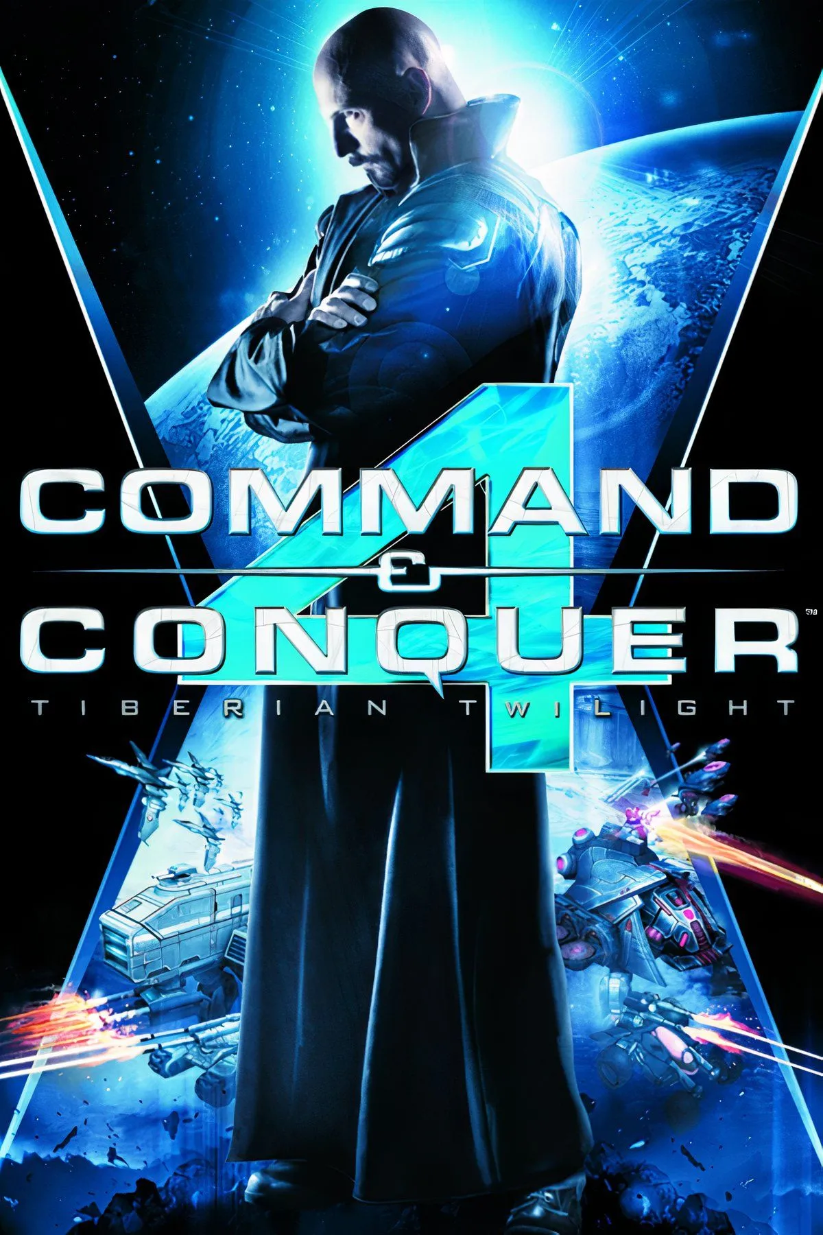 Command &amp; Conquer 4: Tiberian Twilight hiển thị một trận chiến dữ dội giữa các đơn vị quân sự tiên tiến trong một môi trường khoa học viễn tưởng, với nhiều vụ nổ và hiệu ứng đặc biệt