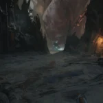 Cổng bị khóa màu tím ở đầu Chương 9 Doom The Dark Ages, cần thẻ khóa để mở.