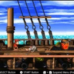 Diddy Kong và Dixie Kong trong tựa game Donkey Kong Country 2 trên Super Nintendo, với đồ họa 16-bit ấn tượng
