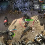 Đội hình Borderlands Legends chiến đấu trong hẻm núi, game di động spin-off của Borderlands