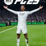 EA Sports FC 25 với công nghệ HyperMotionV mô phỏng chuyển động cầu thủ bóng đá chân thực trên sân cỏ.