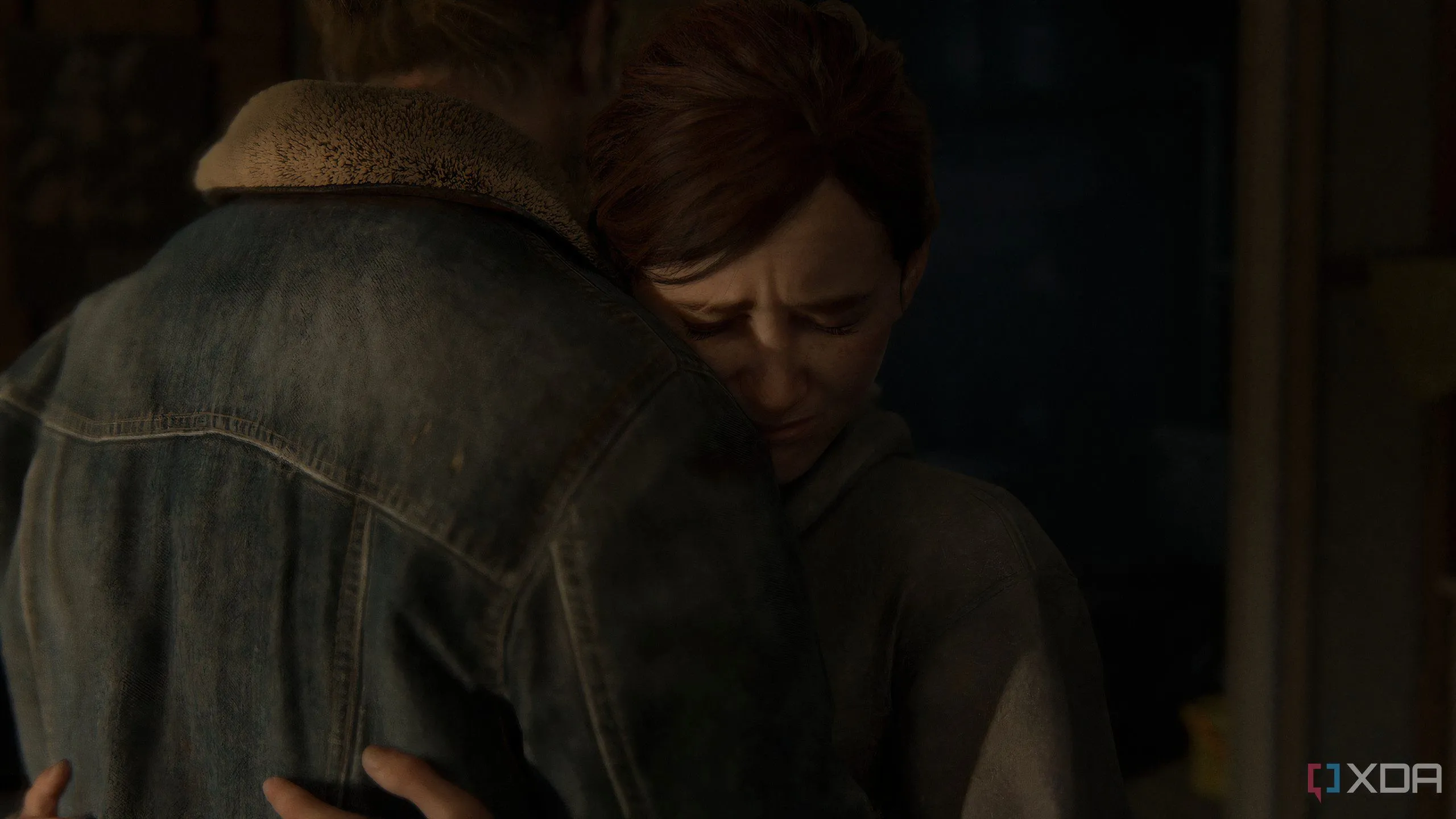 Ellie ôm Tommy trong The Last of Us Part II Remastered, khung cảnh cảm động thể hiện chiều sâu cốt truyện