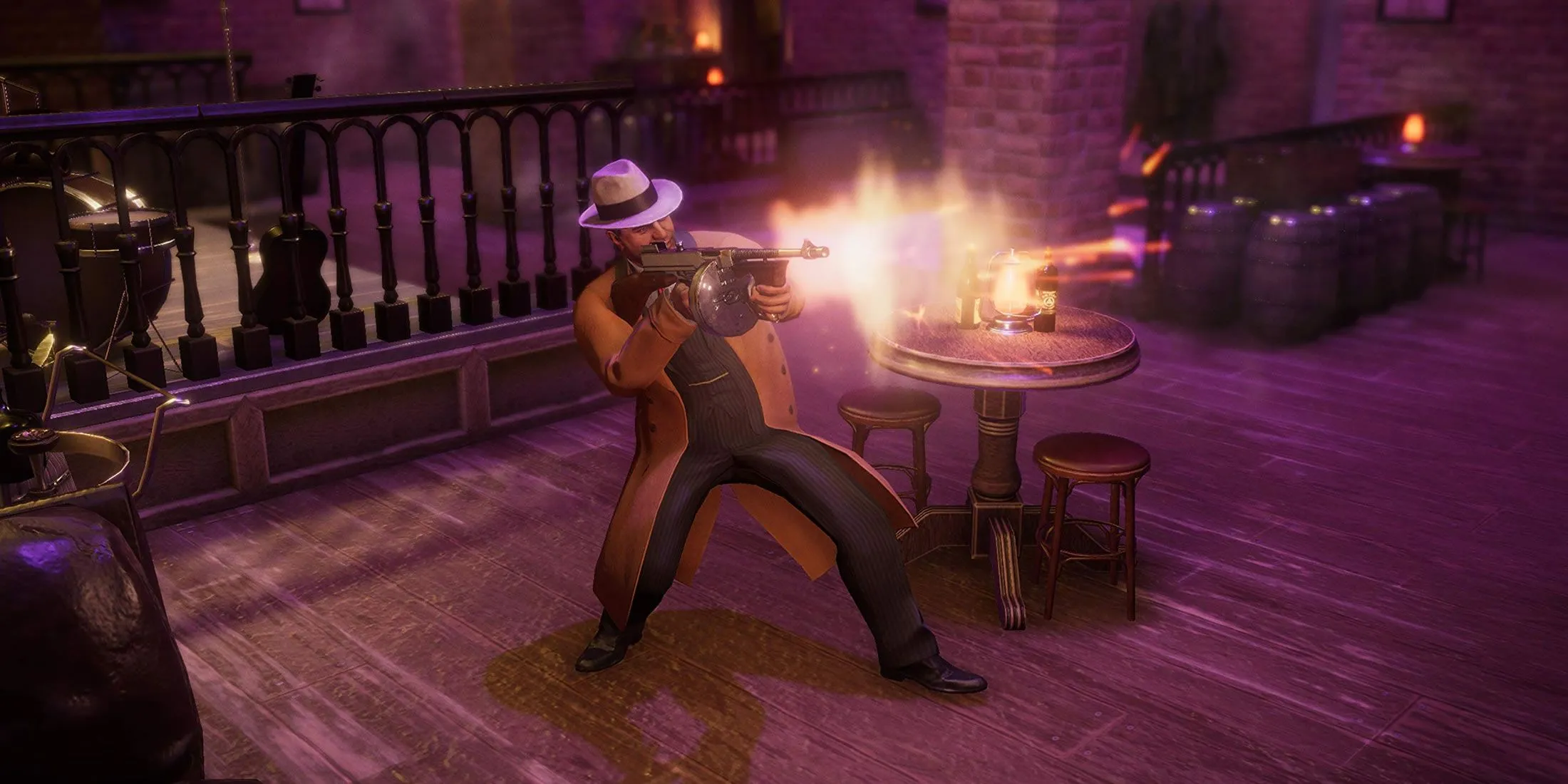 Empire of Sin: Gangster bắn súng Tommy Gun trong bối cảnh Chicago những năm 1920