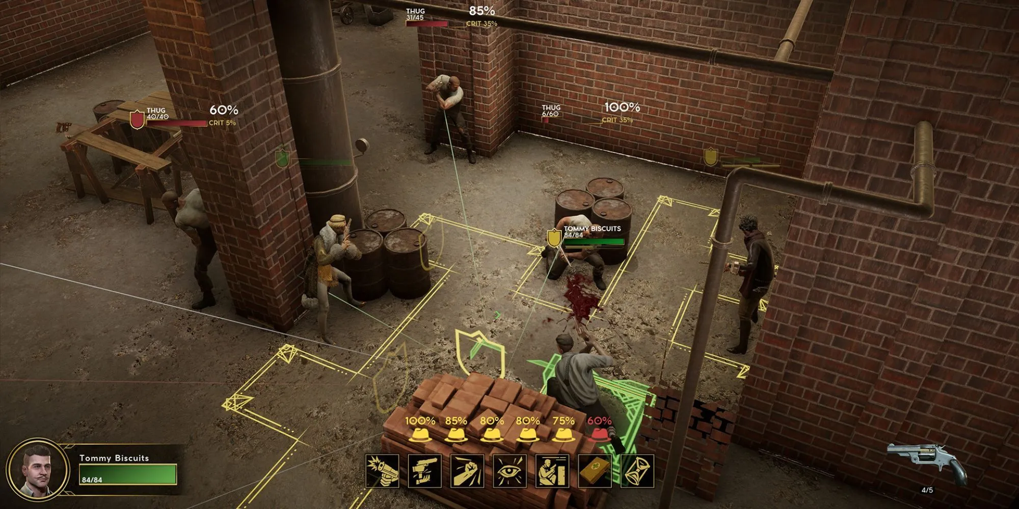 Empire of Sin: Giao diện người dùng trong game chiến thuật tội phạm