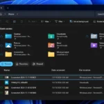 File Explorer Windows 11 hiển thị hộp chọn theo màu nhấn được tùy chỉnh