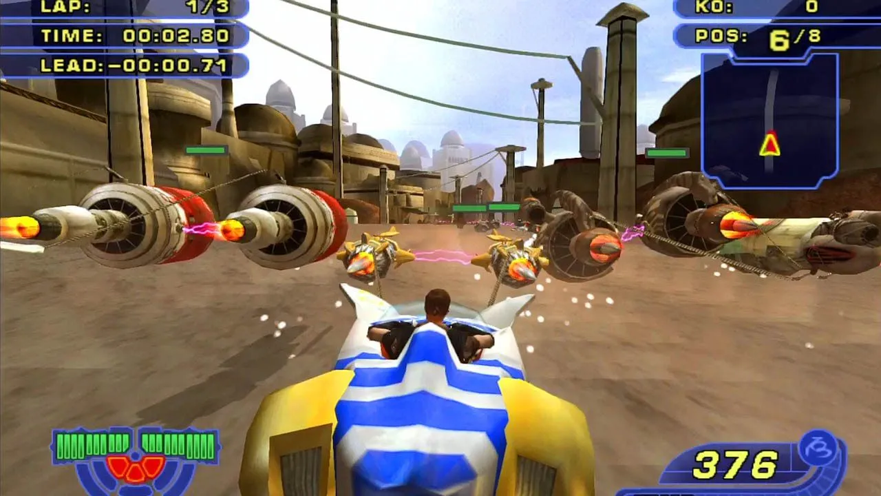 Game Star Wars Racer Revenge trên PlayStation 2