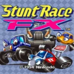 Game Stunt Race FX trên SNES với đồ họa đa giác độc đáo
