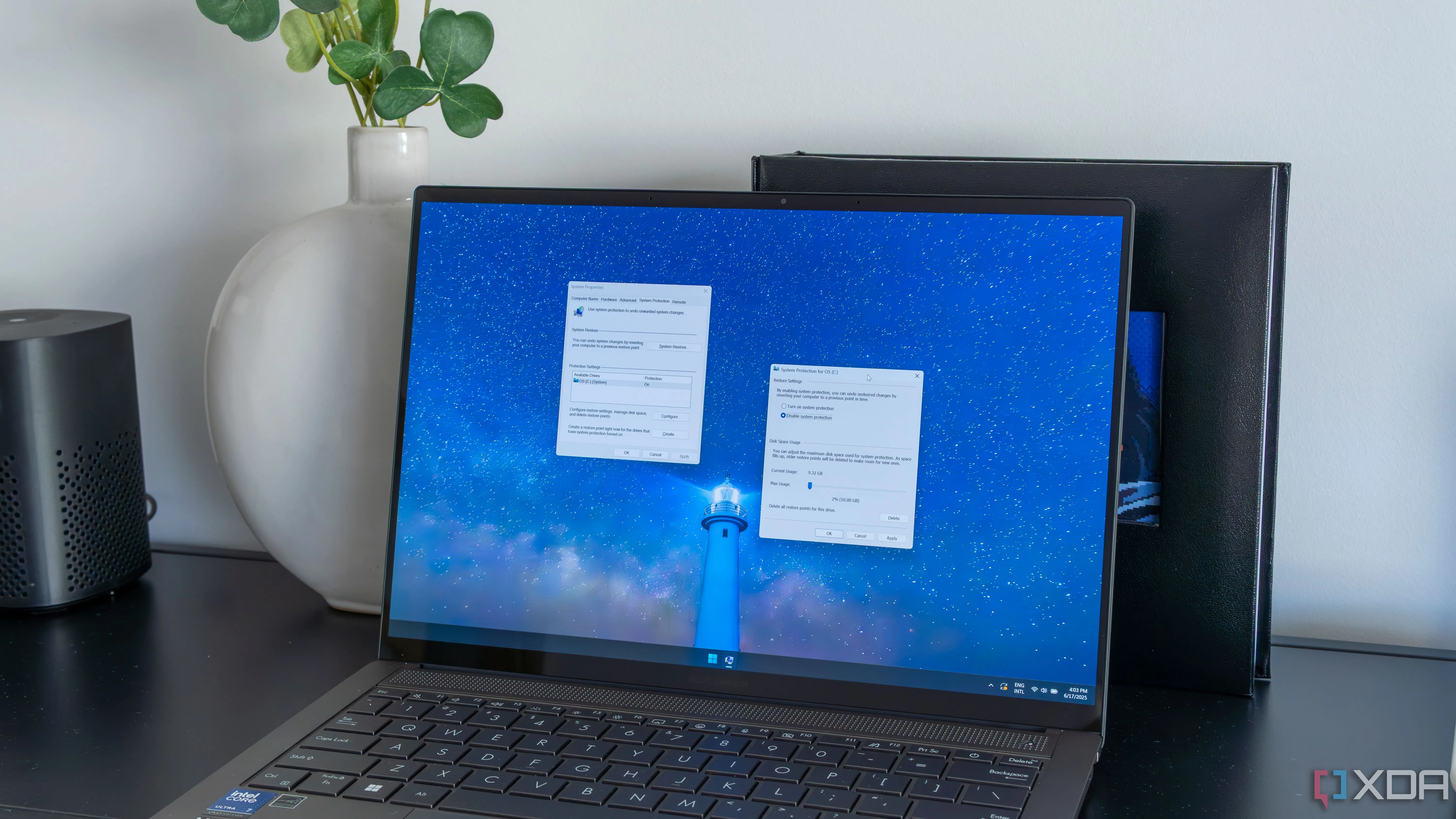 Giao diện cài đặt khôi phục hệ thống trên laptop chạy Windows 11