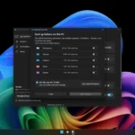 Giao diện cài đặt OneDrive hiển thị tùy chọn sao lưu các thư mục Desktop, Documents và Pictures