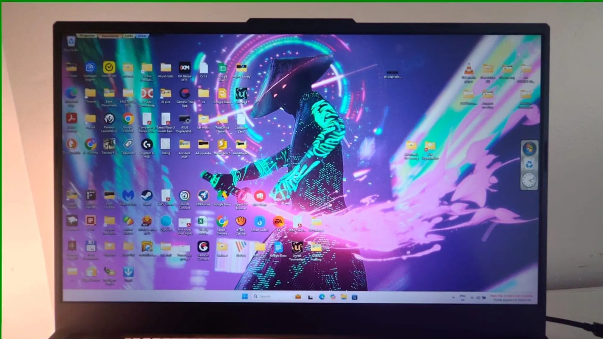 Giao diện chính của Wallpaper Engine, một ứng dụng hình nền động phổ biến trên Windows 11.