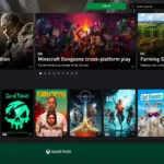 Giao diện đăng nhập và duyệt thư viện game của Xbox Game Pass Ultimate trên trình duyệt web, thể hiện tính tiện lợi của dịch vụ đăng ký game