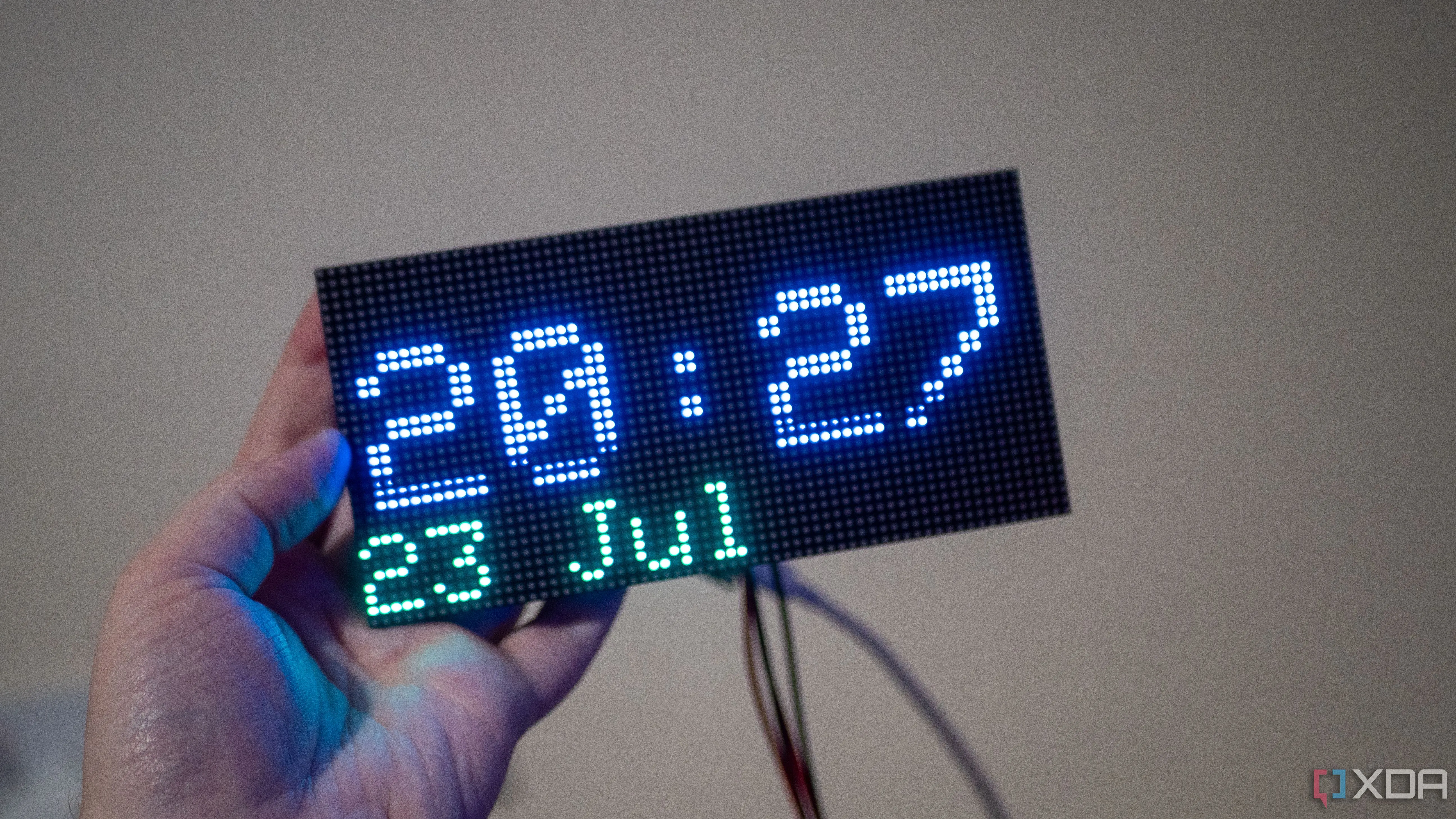 Giao diện điều khiển màn hình LED matrix trên ESP32