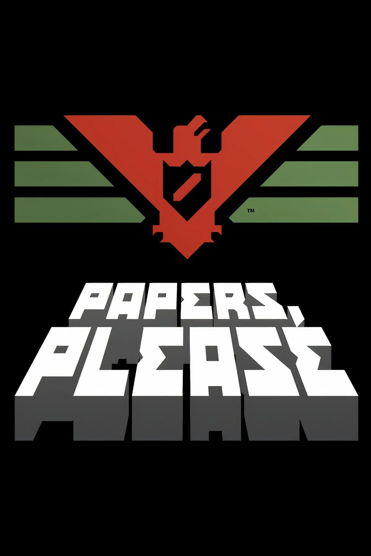 Giao diện kiểm soát biên giới trong Papers Please, với hộ chiếu, giấy tờ và con dấu, minh họa lối chơi mô phỏng đạo đức và ra quyết định khó khăn.