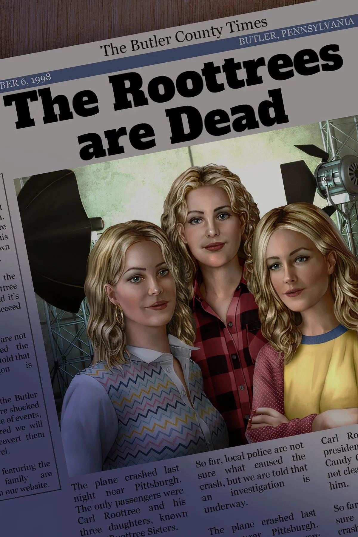 Giao diện máy tính mô phỏng tìm kiếm thông tin trong game The Roottrees Are Dead
