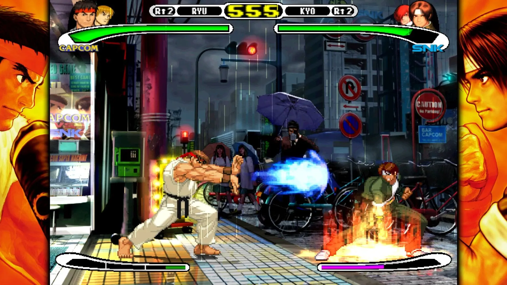 Giao diện menu chính của Capcom Fighting Collection 2 hiển thị các tựa game kinh điển được tuyển chọn.